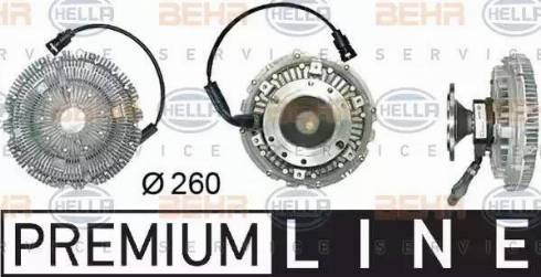 HELLA 8MV 376 730-051 - Cupla, ventilator radiator aaoparts.ro