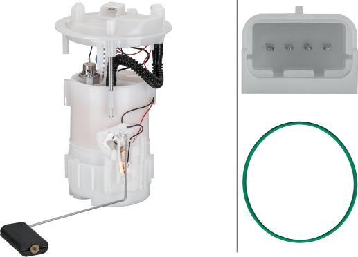 HELLA 8TF 358 106-851 - Modul alimentare combustibil aaoparts.ro