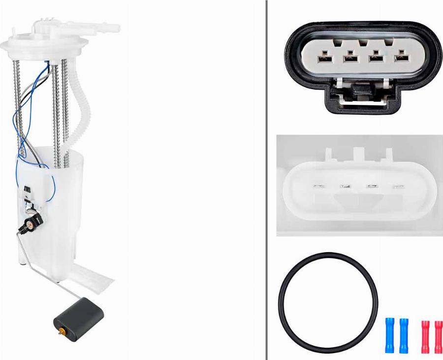 HELLA 8TF 358 318-451 - Modul alimentare combustibil aaoparts.ro