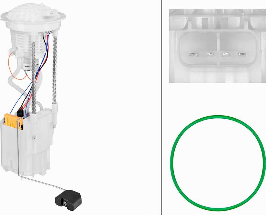 HELLA 8TF 358 318-121 - Modul alimentare combustibil aaoparts.ro