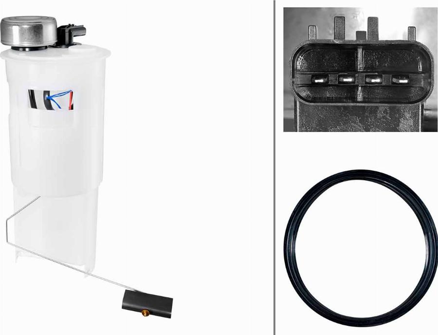 HELLA 8TF 358 318-851 - Modul alimentare combustibil aaoparts.ro