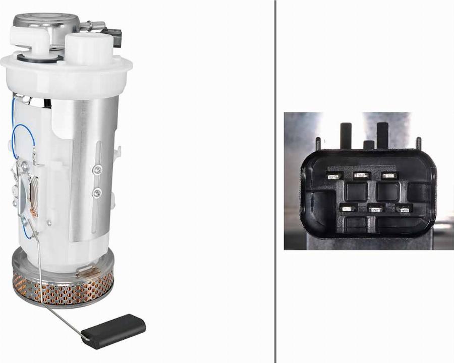 HELLA 8TF 358 312-231 - Modul alimentare combustibil aaoparts.ro