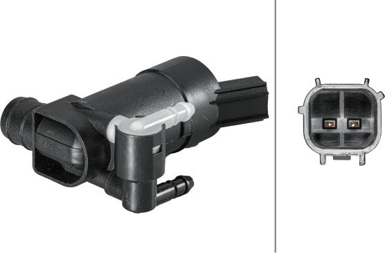 HELLA 8TW 006 848-151 - Pompa de apa,spalare parbriz aaoparts.ro