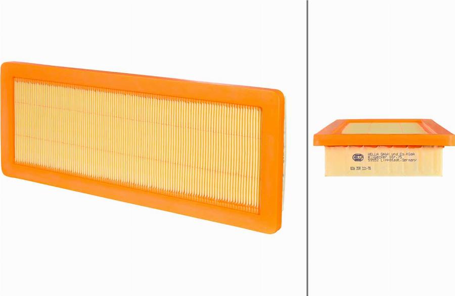 HELLA 8ZA 358 321-701 - Filtru aer aaoparts.ro