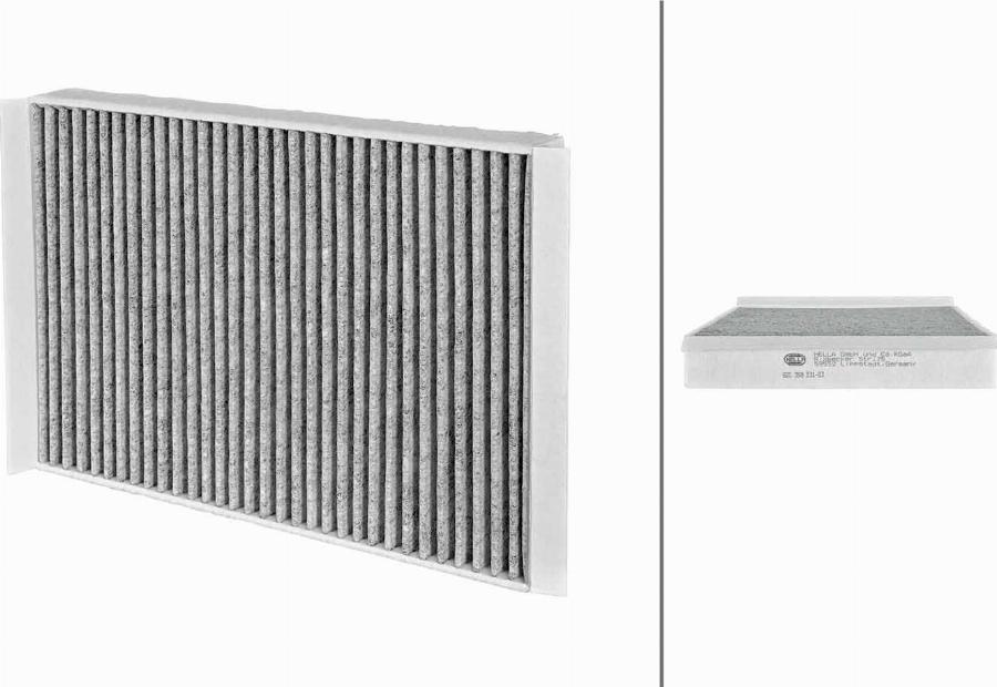 HELLA 8ZC 358 331-031 - Filtru, aer habitaclu aaoparts.ro
