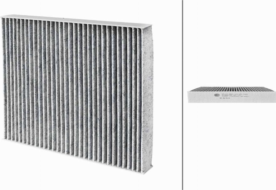 HELLA 8ZC 358 331-161 - Filtru, aer habitaclu aaoparts.ro