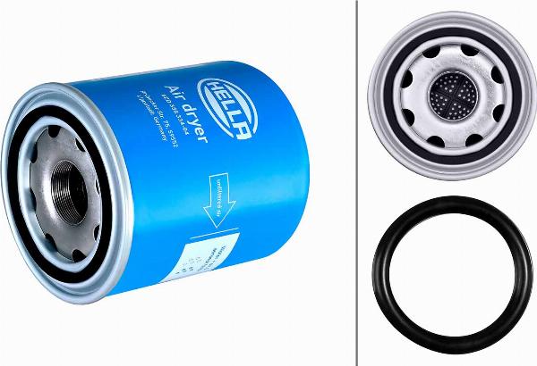 HELLA 8ZD 358 334-041 - Element filtrant uscator aer, compresor aaoparts.ro