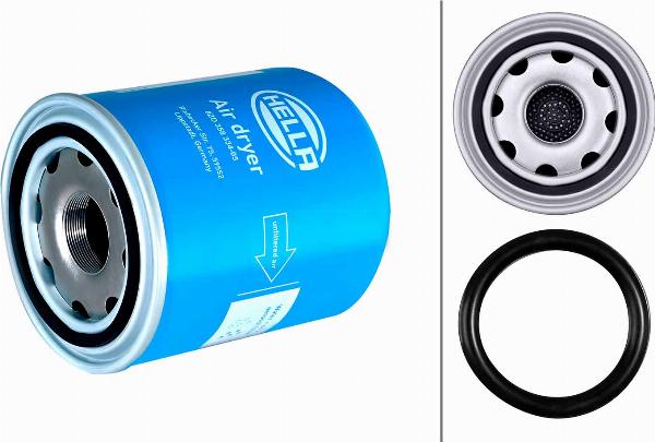 HELLA 8ZD 358 334-051 - Element filtrant uscator aer, compresor aaoparts.ro