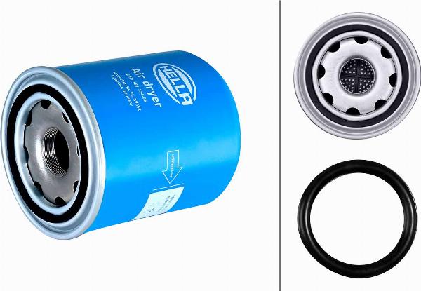 HELLA 8ZD 358 334-061 - Element filtrant uscator aer, compresor aaoparts.ro