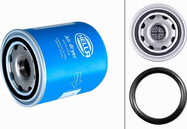 HELLA 8ZD 358 334-001 - Element filtrant uscator aer, compresor aaoparts.ro