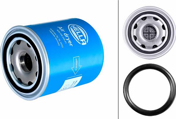 HELLA 8ZD 358 334-011 - Element filtrant uscator aer, compresor aaoparts.ro