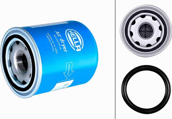HELLA 8ZD 358 334-101 - Element filtrant uscator aer, compresor aaoparts.ro