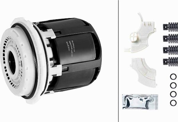 HELLA 8ZD 358 334-171 - Element filtrant uscator aer, compresor aaoparts.ro