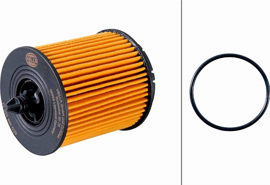 HELLA 8ZO 358 325-331 - Filtru ulei aaoparts.ro