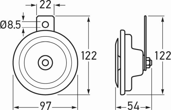 HELLA 3BA 002 768-382 - Claxon aaoparts.ro