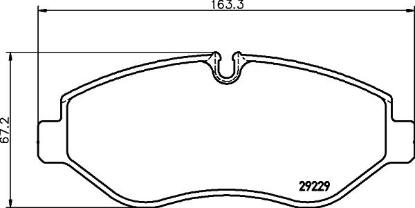 HELLA PAGID 8DB 355 005-511 - Set placute frana,frana disc aaoparts.ro
