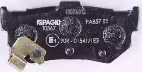 HELLA PAGID 8DB 355 006-281 - Set placute frana,frana disc aaoparts.ro