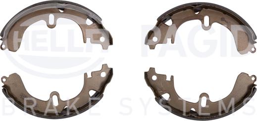HELLA PAGID 8DB 355 000-681 - Set saboti frana aaoparts.ro