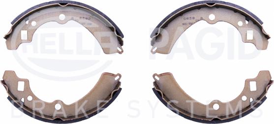 HELLA PAGID 8DB 355 000-221 - Set saboti frana aaoparts.ro