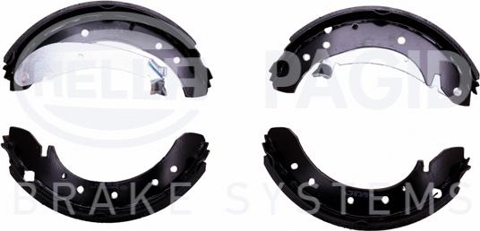 HELLA PAGID 8DB 355 001-601 - Set saboti frana aaoparts.ro