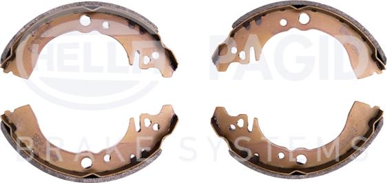HELLA PAGID 8DB 355 002-431 - Set saboti frana aaoparts.ro