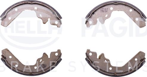 HELLA PAGID 8DB 355 002-861 - Set saboti frana aaoparts.ro