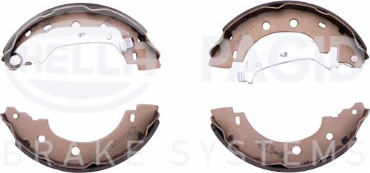 HELLA PAGID 8DB 355 002-241 - Set saboti frana aaoparts.ro