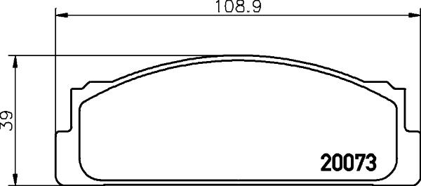 HELLA PAGID 8DB 355 007-111 - Set placute frana,frana disc aaoparts.ro
