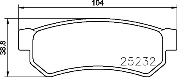 HELLA PAGID 8DB 355 019-591 - Set placute frana,frana disc aaoparts.ro