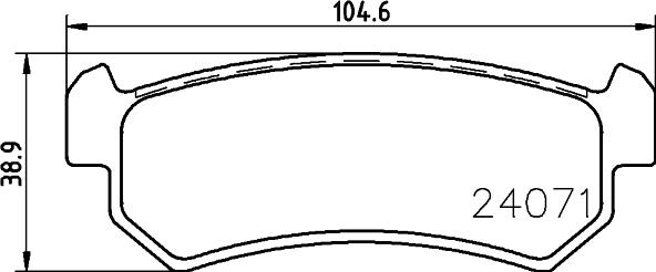 HELLA PAGID 8DB 355 011-451 - Set placute frana,frana disc aaoparts.ro