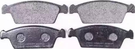 HELLA PAGID 8DB 355 017-001 - Set placute frana,frana disc aaoparts.ro