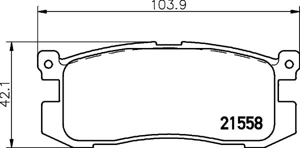 HELLA PAGID 8DB 355 036-991 - Set placute frana,frana disc aaoparts.ro