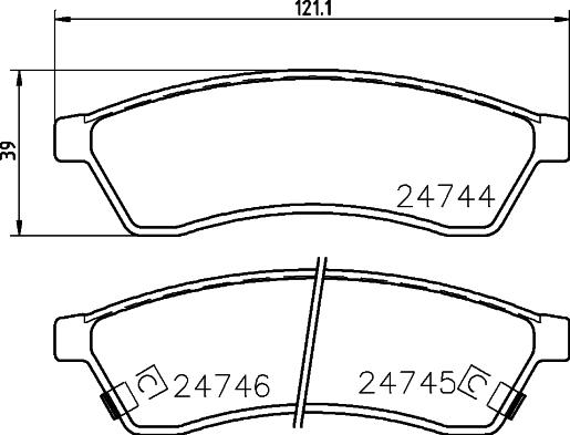 Suzuki 5550086Z00000 - Set placute frana,frana disc aaoparts.ro