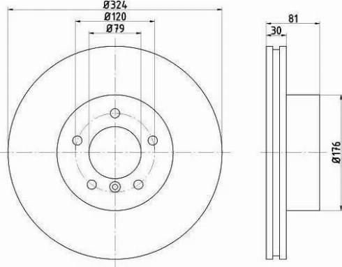 BOSCH 0 986 479 002 - Disc frana aaoparts.ro