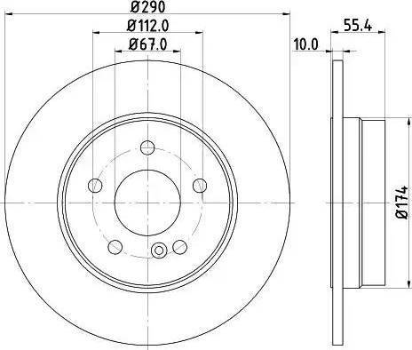 ATE 24.0310-0217.1 - Disc frana aaoparts.ro