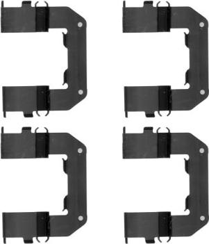 HELLA PAGID 8DZ 355 205-221 - Set accesorii, placute frana aaoparts.ro