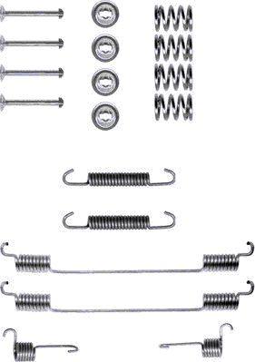 HELLA PAGID 8DZ 355 200-151 - Set accesorii, sabot de frana aaoparts.ro