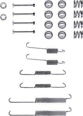 HELLA PAGID 8DZ 355 200-111 - Set accesorii, sabot de frana aaoparts.ro
