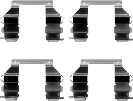 HELLA PAGID 8DZ 355 202-291 - Set accesorii, placute frana aaoparts.ro