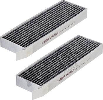 Hengst Filter E6902LC-2 - Filtru, aer habitaclu aaoparts.ro