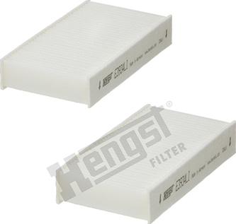 Hengst Filter E3934LI-2 - Filtru, aer habitaclu aaoparts.ro