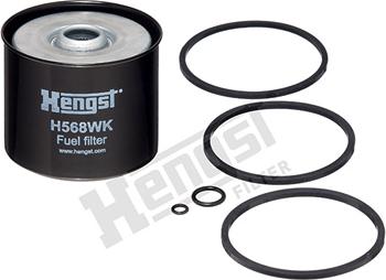 Hengst Filter H568WK D498 - Filtru combustibil aaoparts.ro