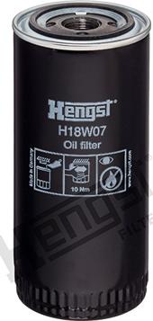 Hengst Filter H18W07 - Filtru ulei aaoparts.ro