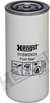 Hengst Filter H18WDK04 - Filtru combustibil aaoparts.ro