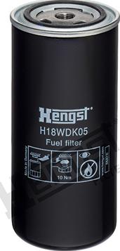 Hengst Filter H18WDK05 - Filtru combustibil aaoparts.ro