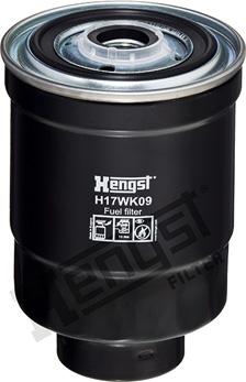 Hengst Filter H17WK09 - Filtru combustibil aaoparts.ro