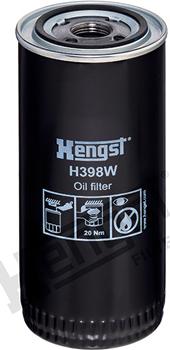 Hengst Filter H398W - Filtru ulei aaoparts.ro