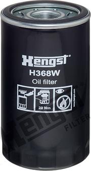 Hengst Filter H368W - Filtru ulei aaoparts.ro