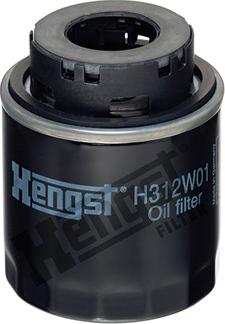 Hengst Filter H312W01 - Filtru ulei aaoparts.ro