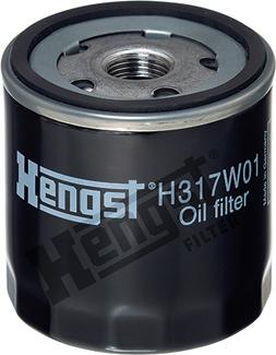 Hengst Filter H317W01 - Filtru ulei aaoparts.ro